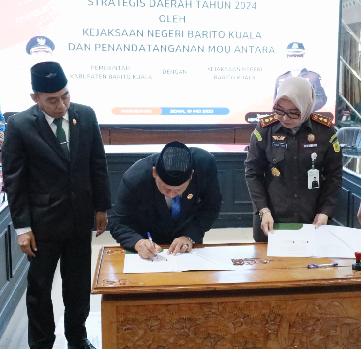 Batola Teken MoU dengan Kejari Terkait Pendampingan Hukum