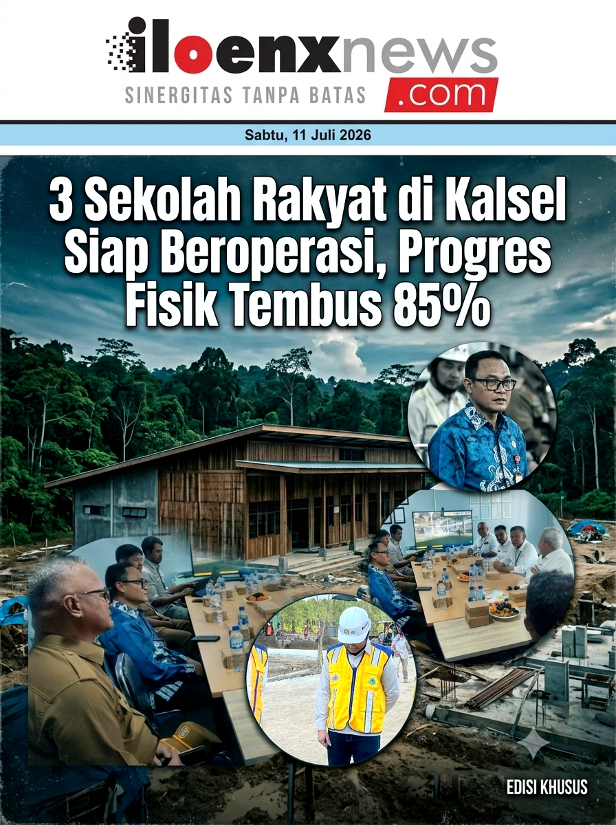 3 Sekolah Rakyat di Kalsel Siap Beroperasi, Progres Fisik Tembus 85%